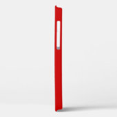 Coques Case-Mate iPhone Bogue à fleurs rouges personnalisable (Verso / Gauche)