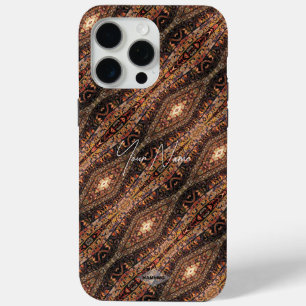 Coque iPhone 15 Pro Max Bohème de téléphone portable d'impression