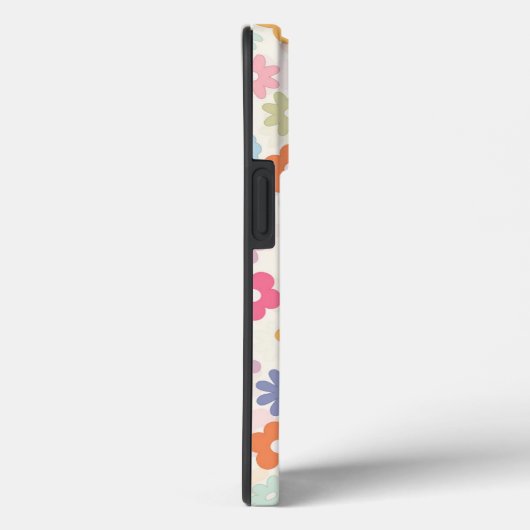 Coques Case-Mate iPhone Boho 70's Retro Daisy Flowers (Verso / Droite)