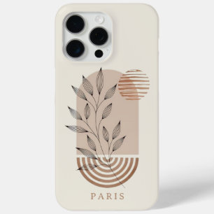 Coque iPhone 15 Pro Max Boho Abstrait contemporain personnalisé