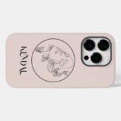 Coques Case-Mate iPhone Boho Abstrait Simple Line Art, Boho Chic (Verso (horizontal))