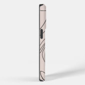 Coques Case-Mate iPhone Boho Abstrait Simple Line Art, Boho Chic (Verso / Droite)