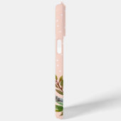 Coques Case-Mate iPhone Boho Blooms Blush Dot Monogramme (Verso / Droite)