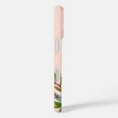 Coques Case-Mate iPhone Boho Blooms Blush Point Monogramme (Verso / Droite)
