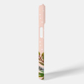 Coques Case-Mate iPhone Boho Blooms Blush Point Monogramme (Verso / Droite)