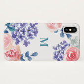 Coques Case-Mate iPhone Boho Blossom : Boîtier de téléphone floral monogra (Dos (Horizontal))