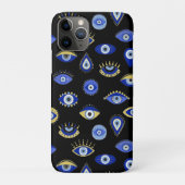 Coques Case-Mate iPhone Boho Blue Gold Eyes Air Freshener (Dos)