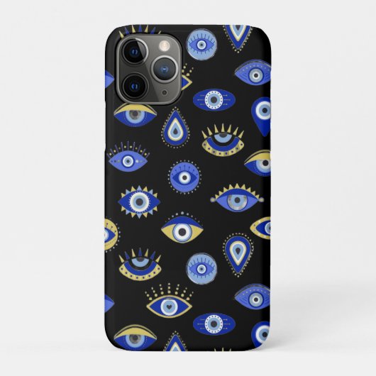 Coques Case-Mate iPhone Boho Blue Gold Eyes Air Freshener (Dos)