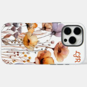Coques Case-Mate iPhone Boho Chic Aquarelle Florale (Verso (horizontal))