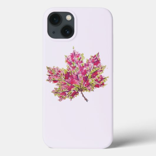 Coques Case-Mate iPhone Boho couleur feuille d'automne (Verso)