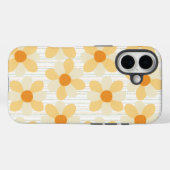 Coques Case-Mate iPhone Boho Daisies + pluie arc-en-ciel (Verso (horizontal))