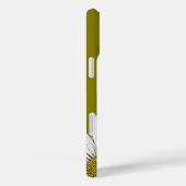 Coques Case-Mate iPhone Boho Daisies Whimsical Botanique Vert Olive (Verso / Droite)