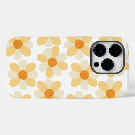 Coques Case-Mate iPhone Boho Daisy Art (Verso (horizontal))