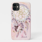 Coques Case-Mate iPhone Boho Dreamcatcher de nom (Dos)
