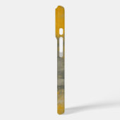 Coques Case-Mate iPhone Boho Elegance Abstraite moutarde & Gris Art (Verso / Gauche)