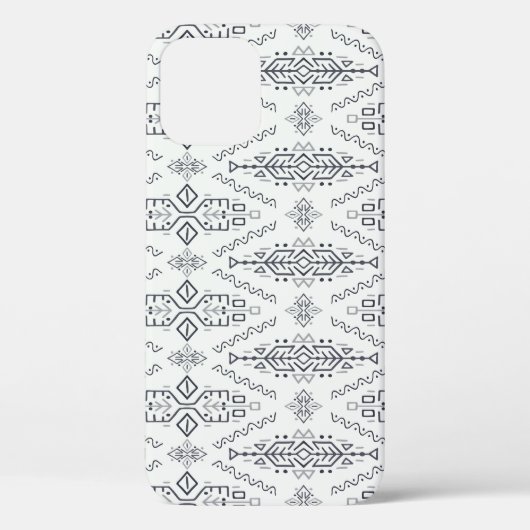 Coques Case-Mate iPhone Boho Ethnique : Trendy Hand-Drawn Seamless. (Verso)