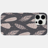 Coques Case-Mate iPhone Boho Feathers (Verso (horizontal))