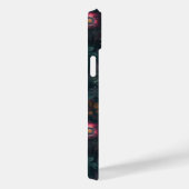 Coques Case-Mate iPhone Boho Fleur sauvage Garden rose et vert (Verso / Droite)