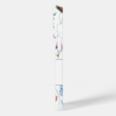 Coques Case-Mate iPhone Boho Fleurs sauvages Nom personnalisé Monogramme (Verso / Gauche)