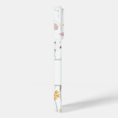 Coques Case-Mate iPhone Boho Fleurs sauvages Nom personnalisé Monogramme (Verso / Droite)