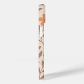 Coques Case-Mate iPhone Boho Floral Delicate Peach Crème Nom de la mignonn (Verso / Droite)