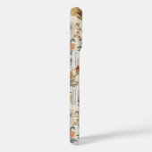 Coques Case-Mate iPhone Boho Floral en beige (Verso / Droite)
