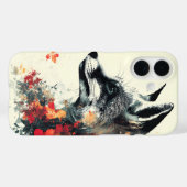 Coques Case-Mate iPhone Boho Floral Fox Faune Nature (Verso (horizontal))