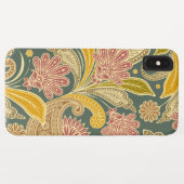 Coques Case-Mate iPhone Boho Green, Gold, Red Paisley (Dos (Horizontal))