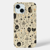 Coques Case-Mate iPhone Boho Halloween Motif sans couture (Verso)