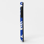 Coques Case-Mate iPhone Boho Matisse Formes Botaniques Motif Bleu (Dos/Gauche)