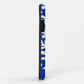 Coques Case-Mate iPhone Boho Matisse Formes Botaniques Motif Bleu (Dos/Droite)
