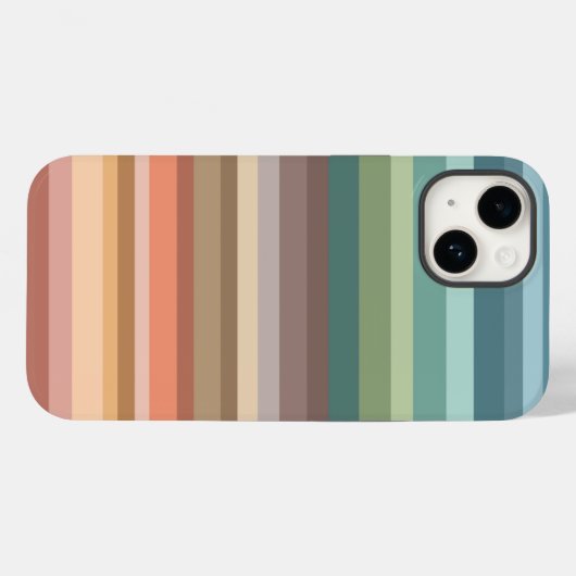 Coques Case-Mate iPhone Boho Modern Chic Stripes (Verso (horizontal))