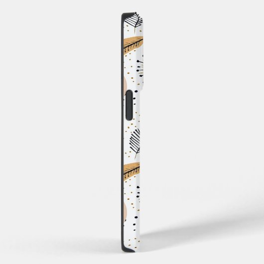 Coques Case-Mate iPhone Boho moderne Abstrait Motif botanique (Verso / Droite)