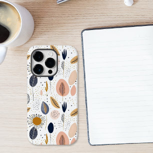 Coque Pour iPhone 14 Pro Boho moderne Abstrait Motif botanique