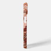 Coques Case-Mate iPhone Boho moderne brûlé papillons orange broderie (Verso / Droite)