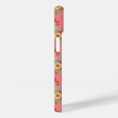 Coques Case-Mate iPhone Boho moderne rose floral (Verso / Droite)