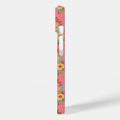 Coques Case-Mate iPhone Boho moderne rose floral (Verso / Gauche)