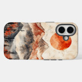 Coques Case-Mate iPhone Boho Mountain Sunrise Téléphone Case (Verso (horizontal))