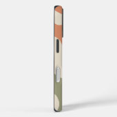 Coques Case-Mate iPhone Boho Neutre Chaud Bio Formé Nom Personnalisé (Verso / Droite)