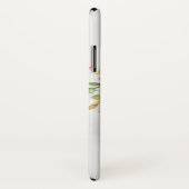 Coques Case-Mate iPhone Boho Orange Caméra & Fleurs Aquarelle (Dos/Droite)