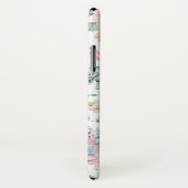 Coques Case-Mate iPhone Boho Pastel Aquarelle Succulents Motif Personnalis (Dos/Droite)