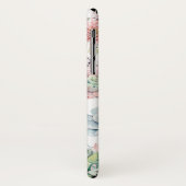 Coques Case-Mate iPhone Boho Pastel Aquarelle Succulents Motif Personnalis (Dos/Gauche)