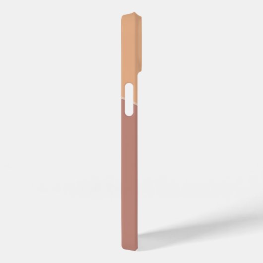 Coques Case-Mate iPhone Boho Pastel Vagues Monogram Soft Orange (Verso / Droite)