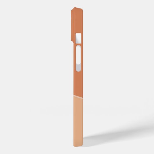 Coques Case-Mate iPhone Boho Pastel Vagues Monogram Soft Orange (Verso / Gauche)