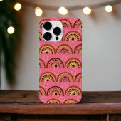 Coques Case-Mate iPhone Boho Rainbows Mystical Eye Rose Gold Design