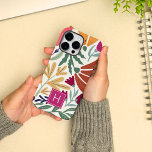 Coque Pour Pour iPhone 14 Pro Max Boho Retro Coloré Floral Simple Chic Monogramme<br><div class="desc">Retro Boho Colorful Floral Simple Chic Monogram Coque-Mate iPhone 14 Pro Max Coque. Parfait comme cadeau personnalisé à une fille,  une fille,  un ami ou un fonctionnaire.</div>