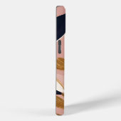 Coques Case-Mate iPhone Boho rose vif Feuilles Collection moderne (Verso / Droite)