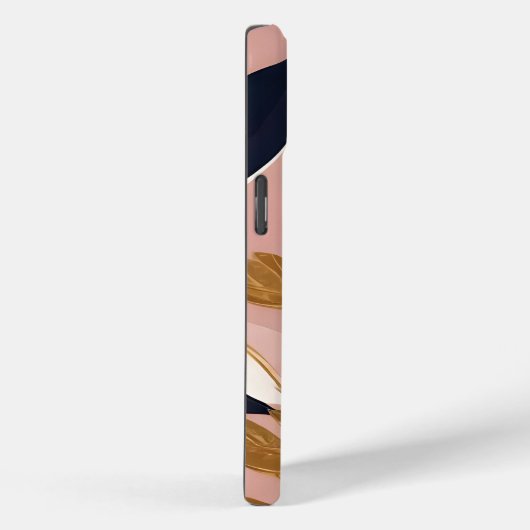 Coques Case-Mate iPhone Boho rose vif Feuilles Collection moderne (Verso / Droite)