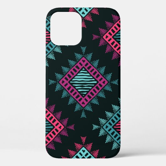 Coques Case-Mate iPhone Boho Spirit : Tribal Ethnic Seamless (Verso)