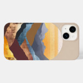Coques Case-Mate iPhone Boho Sunset Mountains (Verso (horizontal))